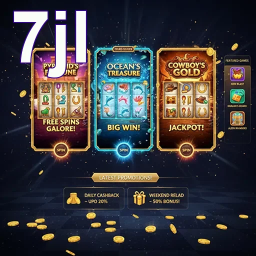 A vibrant celebration of casino gaming with VIP services and mobile accessibility - 7jl